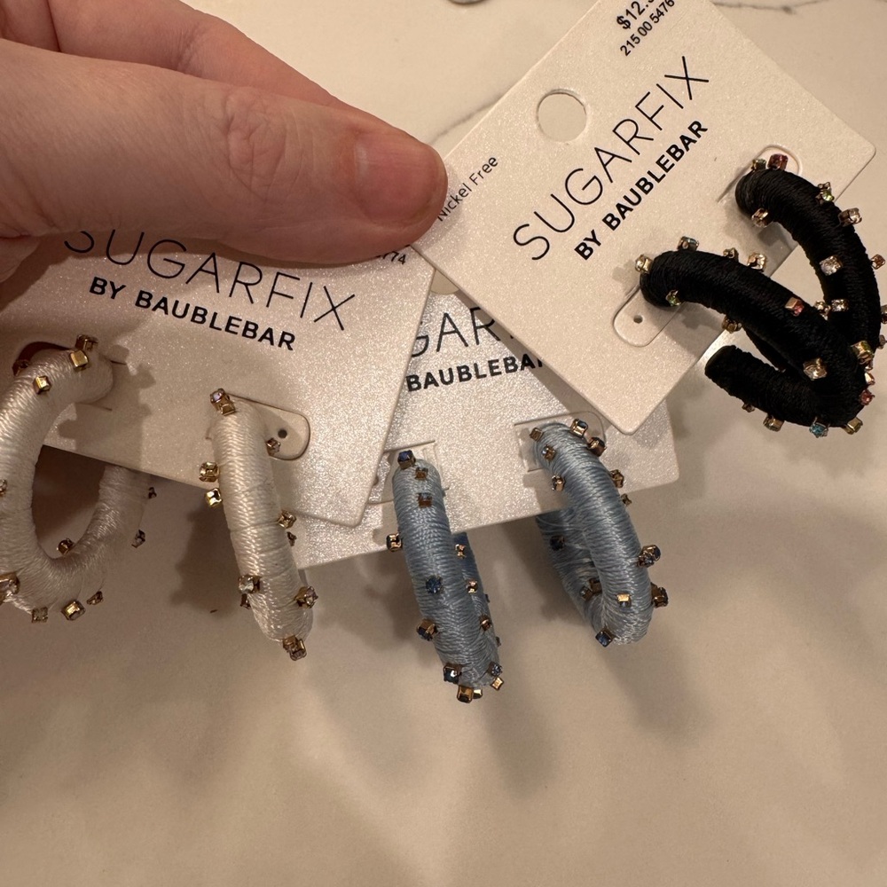 SUGARFIX by Baublebar Set of 9 New earrings - Picture 3 of 5